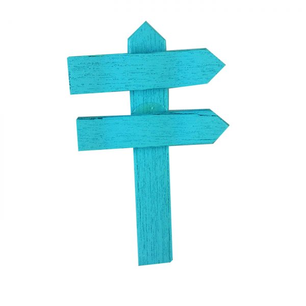 ROAD SIGN: AQUA BLUE