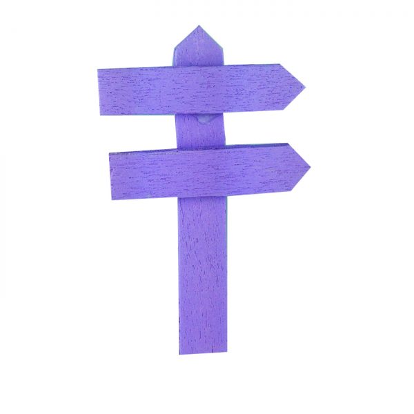 ROAD SIGN: PURPLE