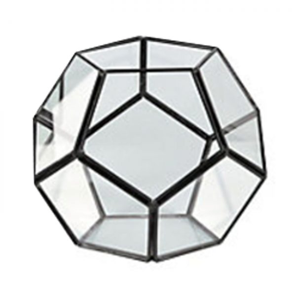 Black Geometric Terrarium 01