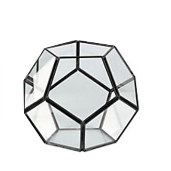 Black Geometric Terrarium 02