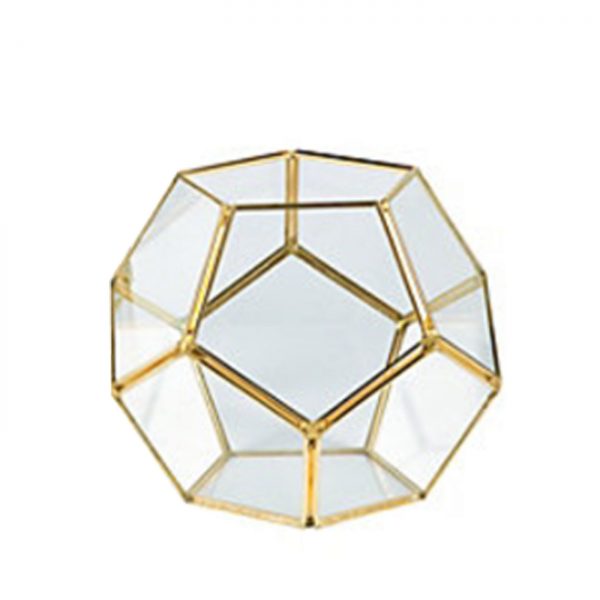 Gold Geometric Terrarium 02