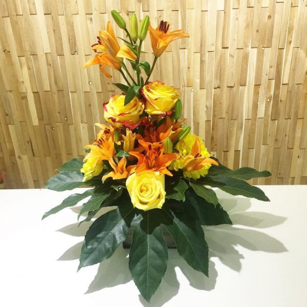 Towering Roses and Lilies
