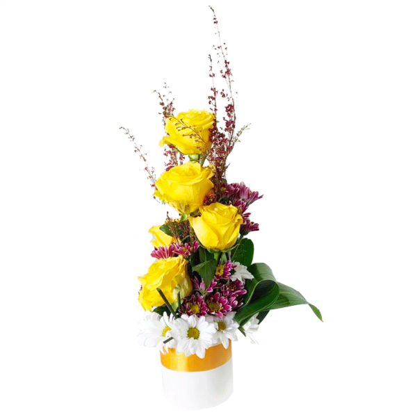 Rising Yellow Roses