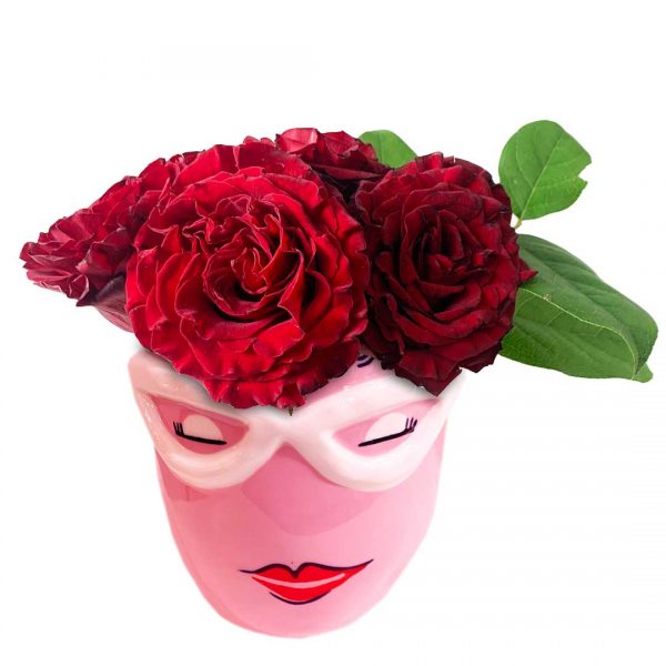 Styling Pot with Roses