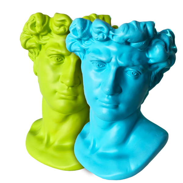Man Bust Planter
