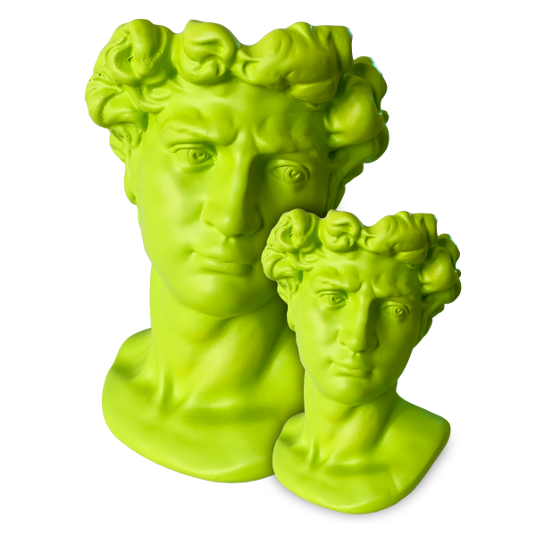 Man Bust Planter - Image 2
