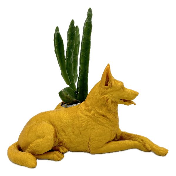 German Shephard Dog Pot