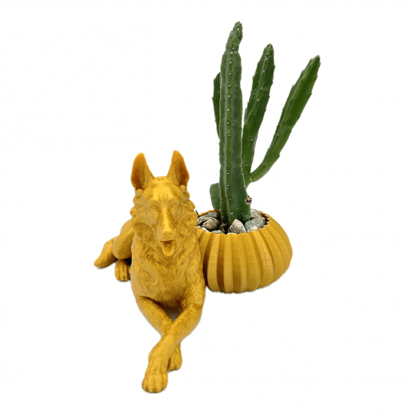 German Shephard Dog Pot - Image 4