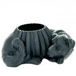 Laying Dog Pot